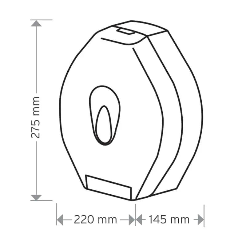 Modular Small Jumbo 8” Tissue Dispenser