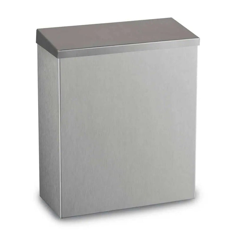 Ecoline Brushed Stainless 7Ltr Feminine Hygiene Waste Bin Stainless Steel Love Handles uk