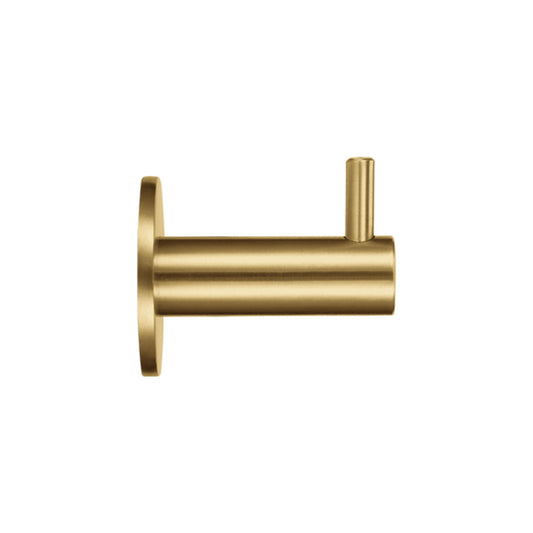 Zoo Hardware Wall-Mounted Hook on Rose — PVD Etna Bronze