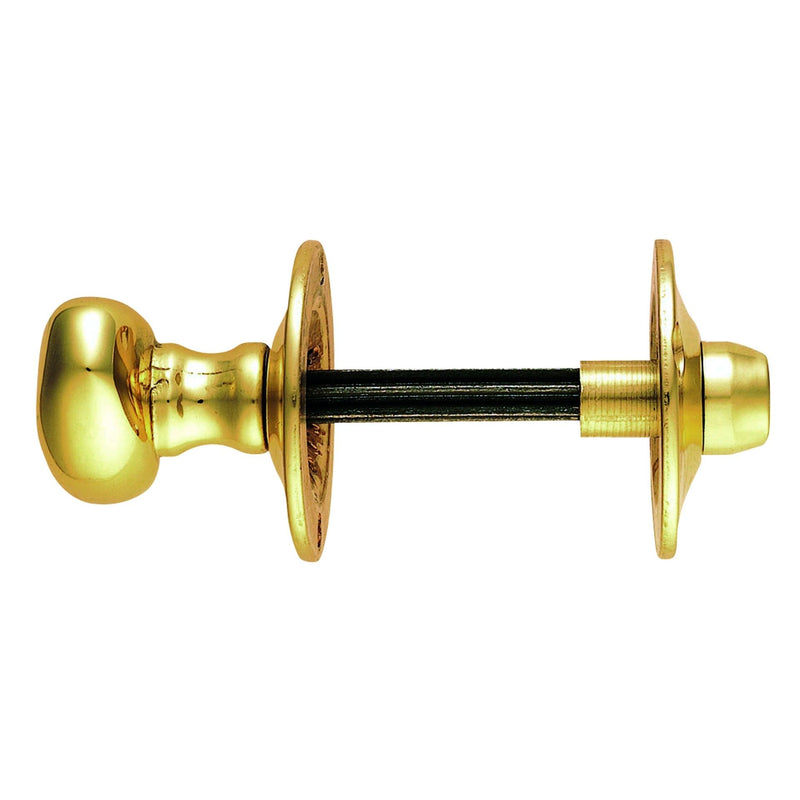 Oval Thumbturn with Coin Release on Rose