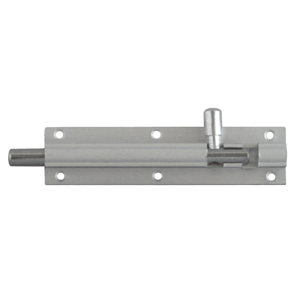 Aldridge Bolts 102mm ASEC Aluminium 25mm Wide Straight Barrel Bolt