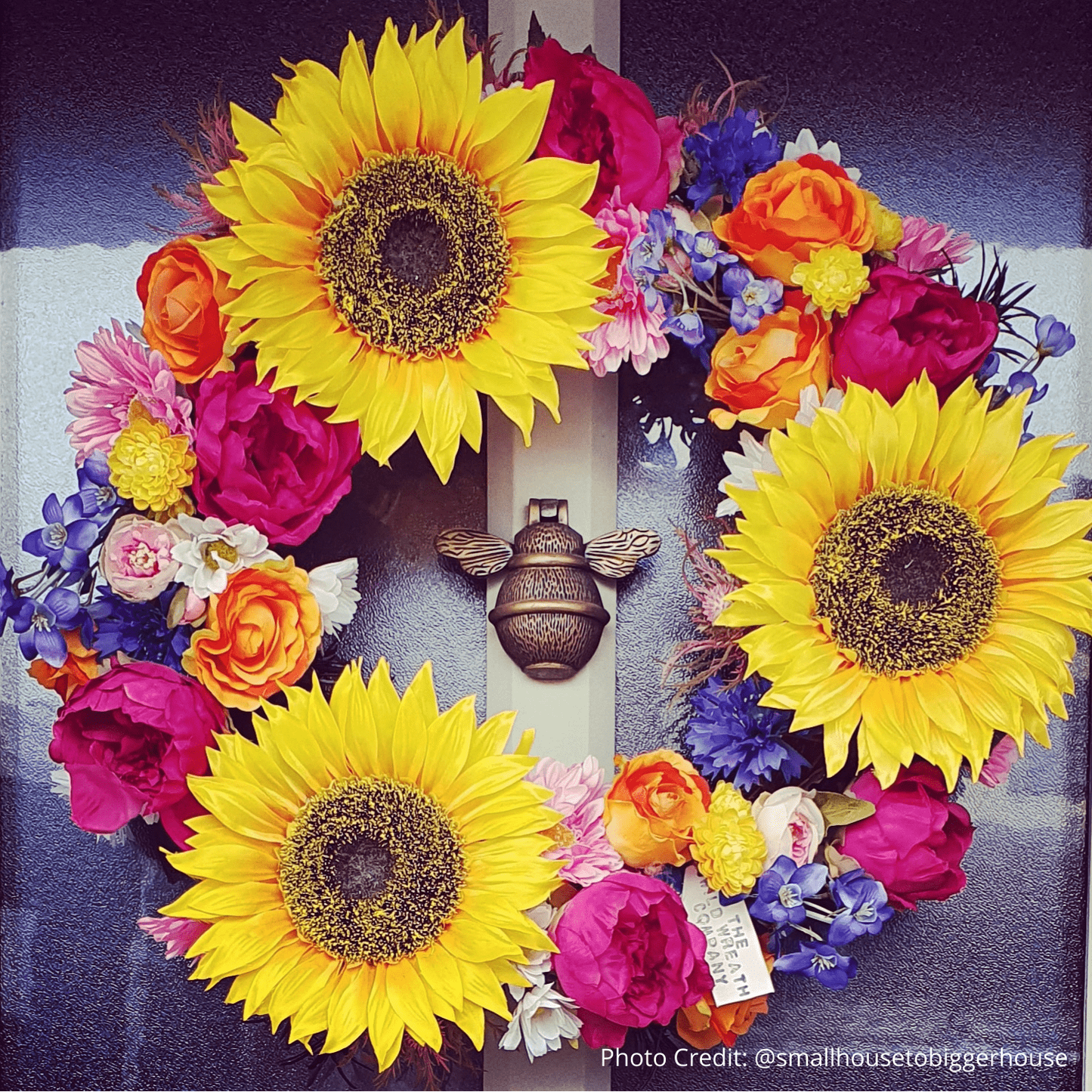 Brass Bumble Bee Door Knocker - Bronze Finish - Brass bee