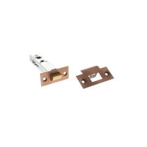 Atlantic Latches Urban Satin Copper Bolt Through Tubular Latch 4″