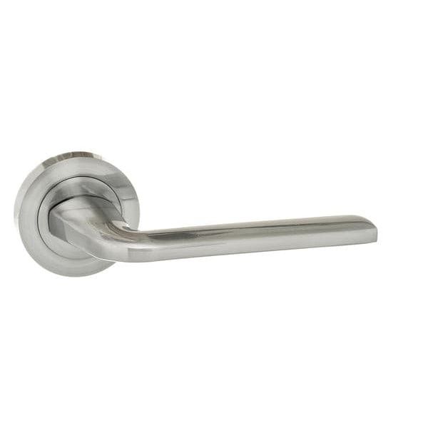 Atlantic Handles Satin Chrome Eco Surf Aluminium Lever on Round Rose