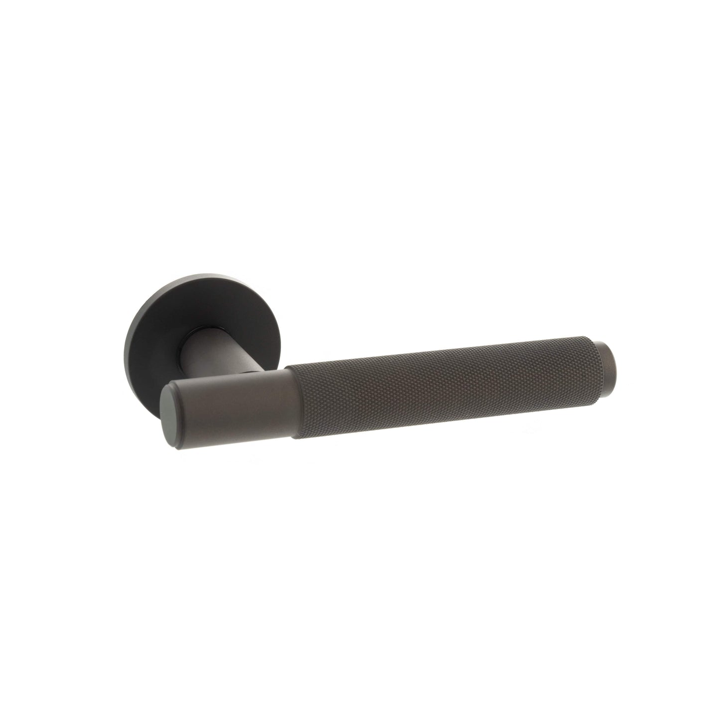 Atlantic Handles Millhouse Brass Crompton Designer Lever on 5mm Slimline Round Rose