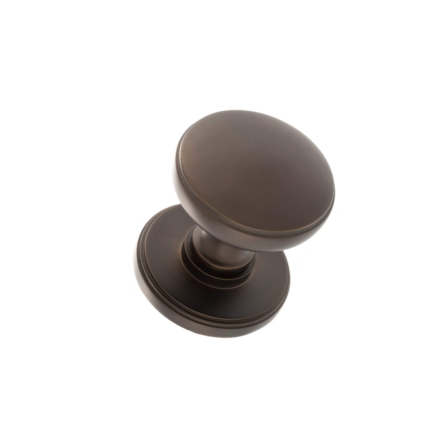 Atlantic Knobs Millhouse Brass Edison Solid Brass Domed Mortice Knob on Concealed Fix Rose