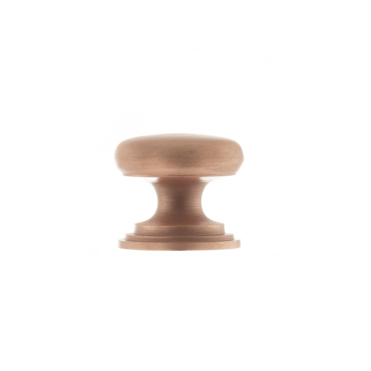 Atlantic Cupboard Knob Urban Satin Copper Old English Lincoln Solid Brass Victorian Cabinet Knob 38mm on Concealed Fix