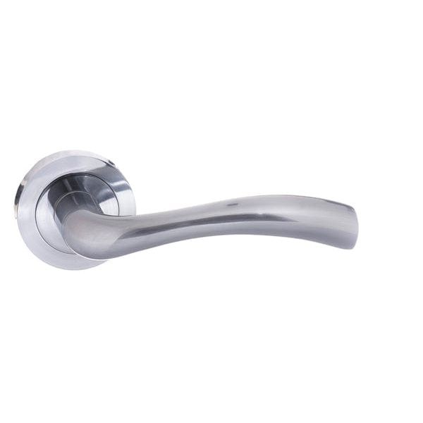 Atlantic Handles Satin Chrome STATUS Texas Lever on Round Rose