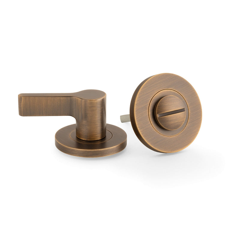 Accessible Thumbturn and Emergency Release Antique Brass Without Indicator