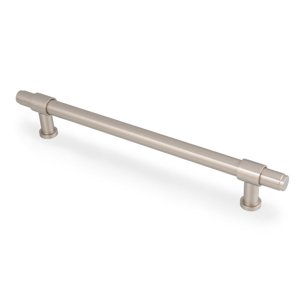 Kingston Knurled Pull Handle Satin Nickel PVD 224mm