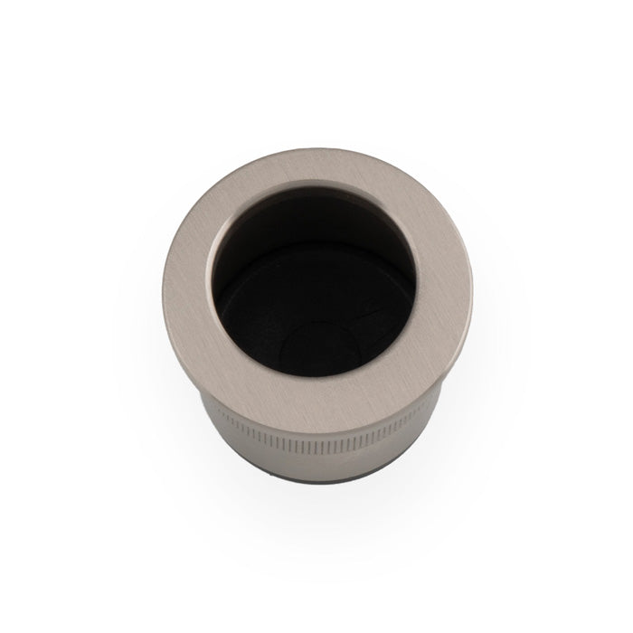 Round Sliding Door Finger Edge Pull - Round (29mm)