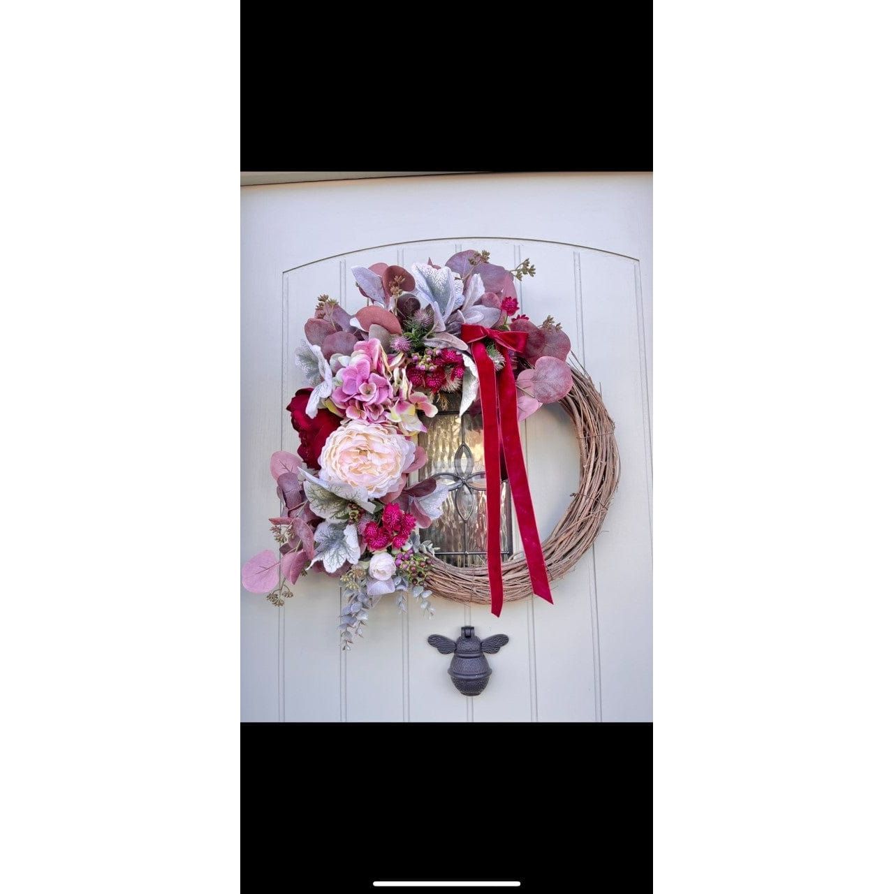 Brass Bee Door Knocker - Black Finish - Brass bee