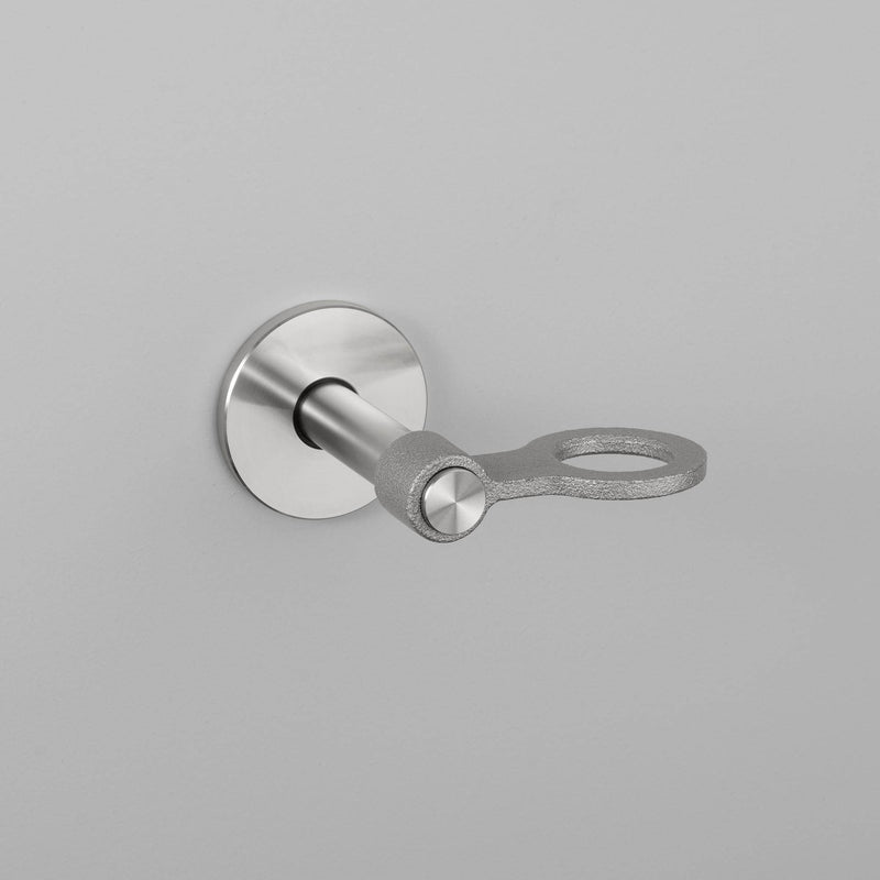 Soap Holder / Cast / Single Dispenser Steel