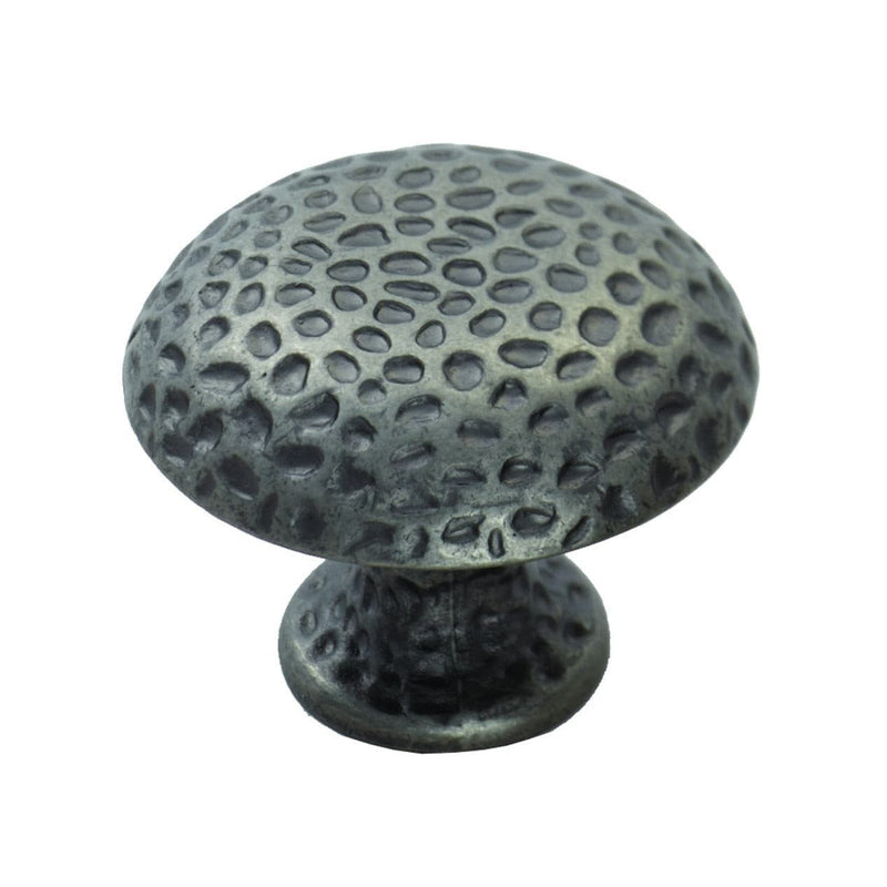 Carlisle Brass Knobs Antique Steel FTD HAMMERED FINISH KNOB 32mm