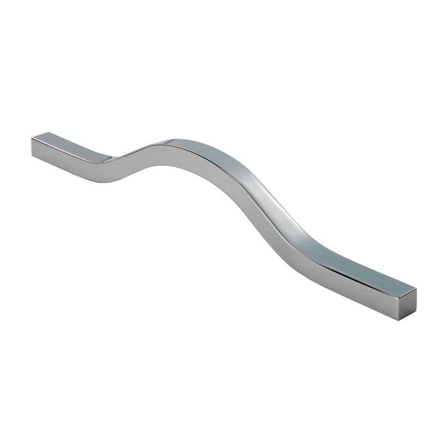 Carlisle Brass Cupboard Handles Polished Chrome FTD OVENCO HANDLE 160mm c/c