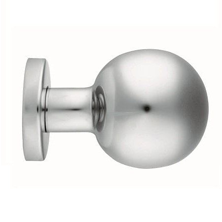 Carlisle Brass Knobs Satin Stainless Steel Mortice Knob on Sprung Round Rose