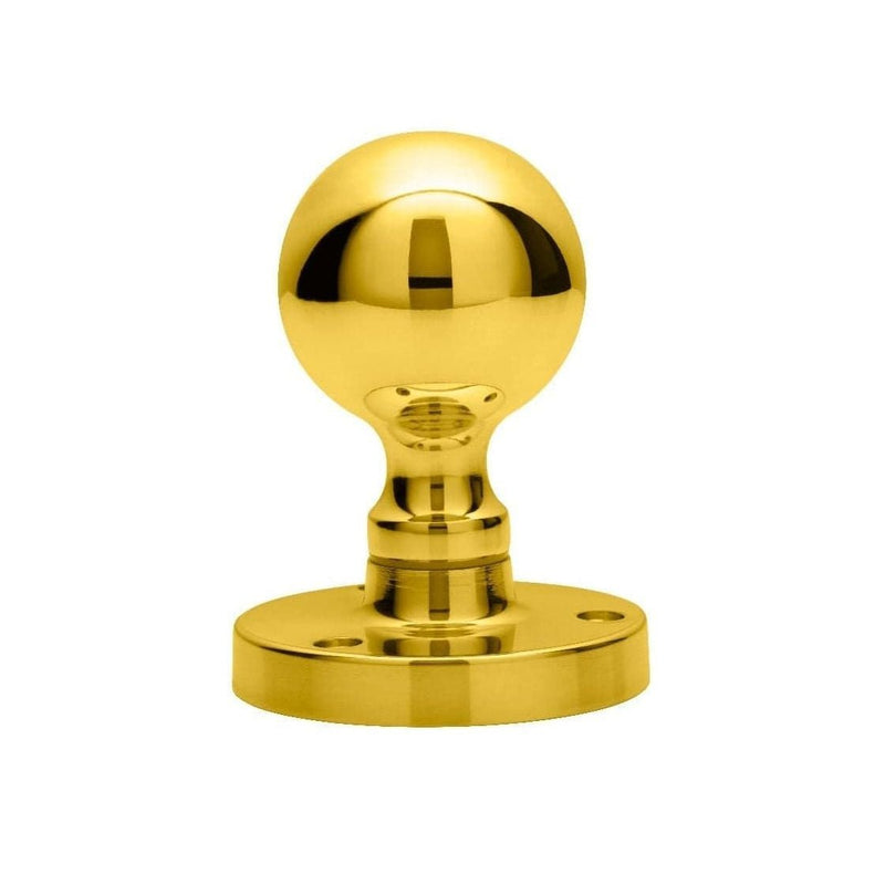 Carlisle Brass Knobs Polished Brass Victorian Ball Mortice Knob