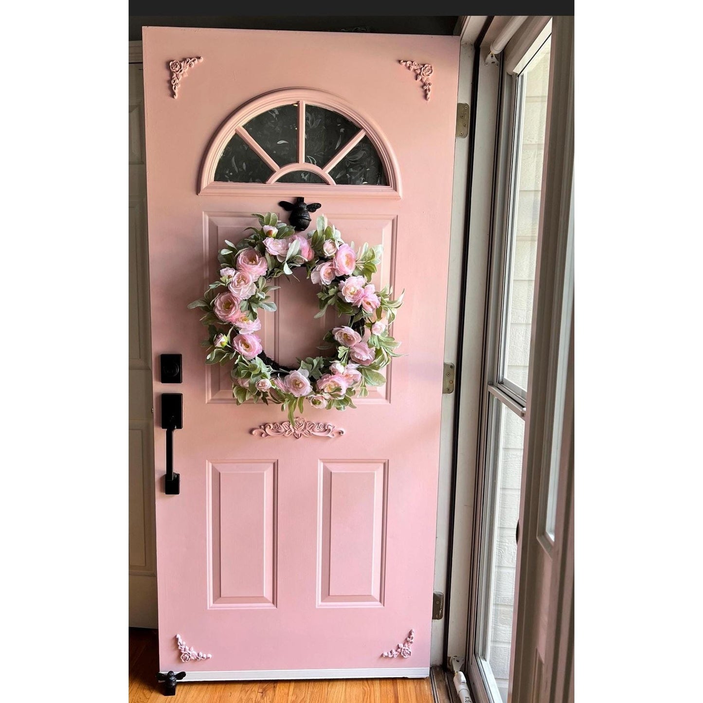 Bee Door Stop Wedge | Brass Bee Door Stop Holder - Brass bee