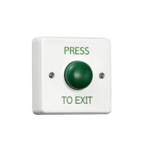 Zoo Hardware Standard Retractable Switch Button with a white back box, featuring a green button and the text