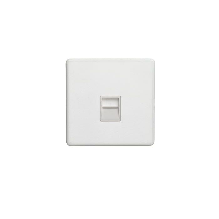 Eurolite Switches Matt White Concealed 3mm Telephone Slave - Matt White