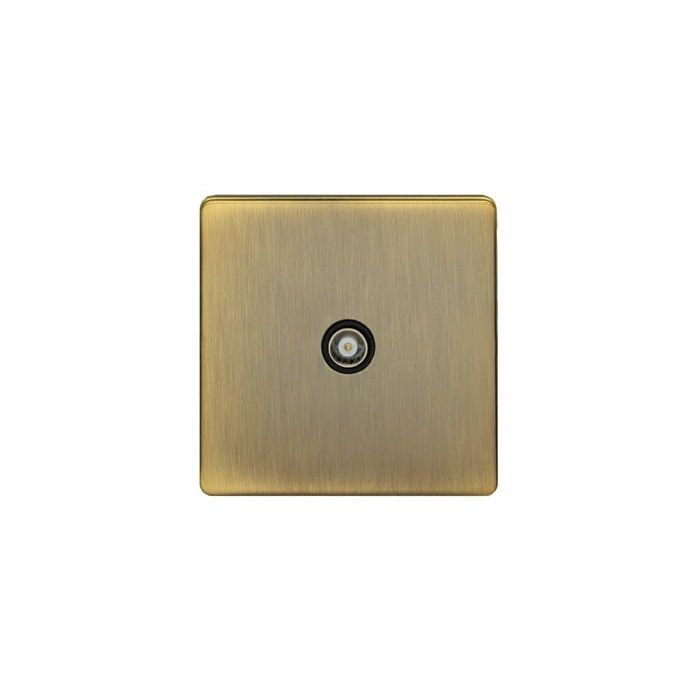 Concealed 3mm TV - Antique Brass