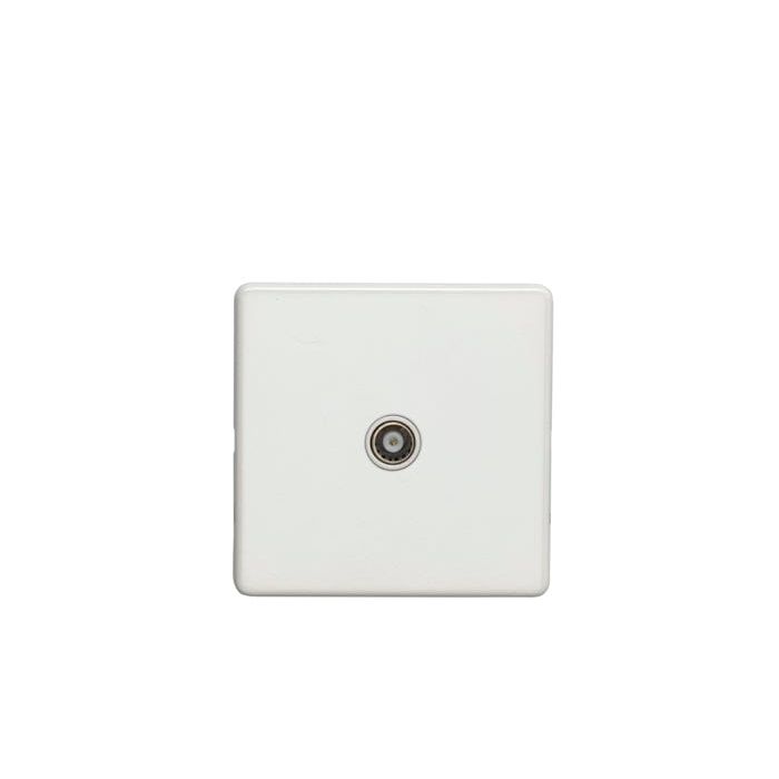 Eurolite Switches Matt White Concealed 3mm Tv - Matt White