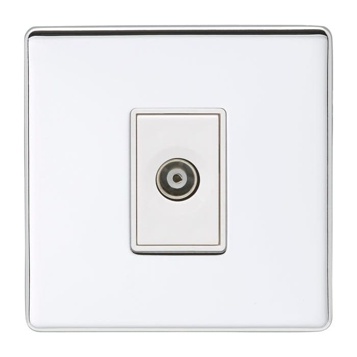Eurolite Switches Polished Chrome Concealed 3mm Tv - Polished Chrome