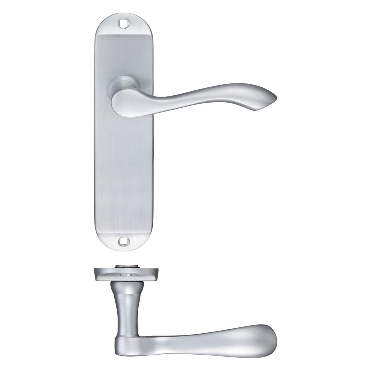 Arundel Lever Latch Furniture - Short Plate 175 x 42mm