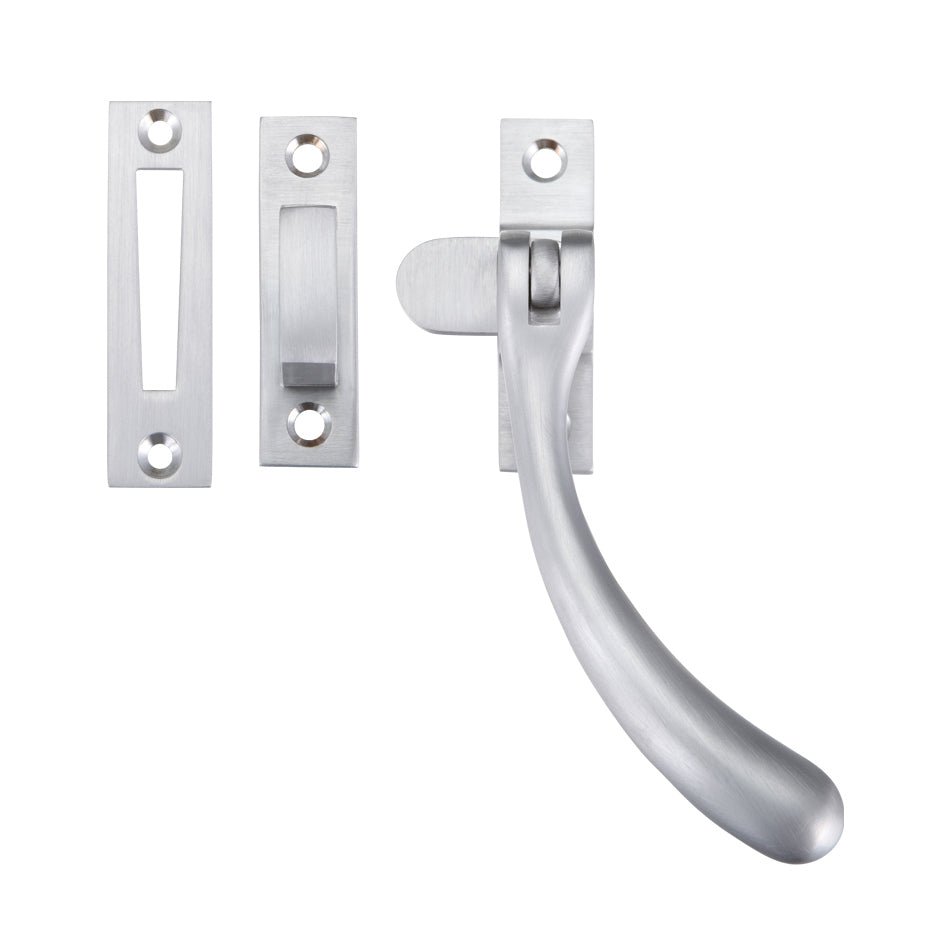 Bulb End Casement Fastener Offset Bulb End Satin Chrome Love Handles uk