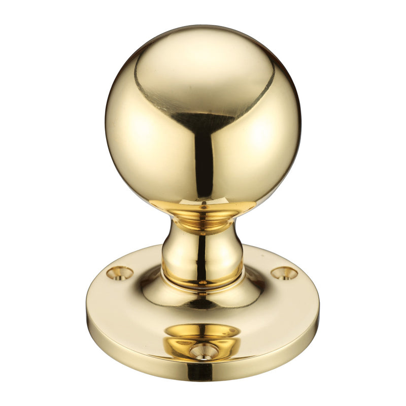 Ball Mortice Knob Furniture 62.5mm Rose Dia