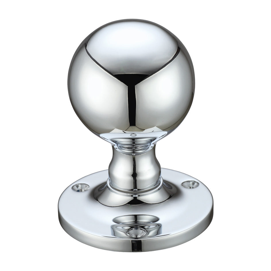 Ball Mortice Knob Furniture 62.5mm Rose Dia