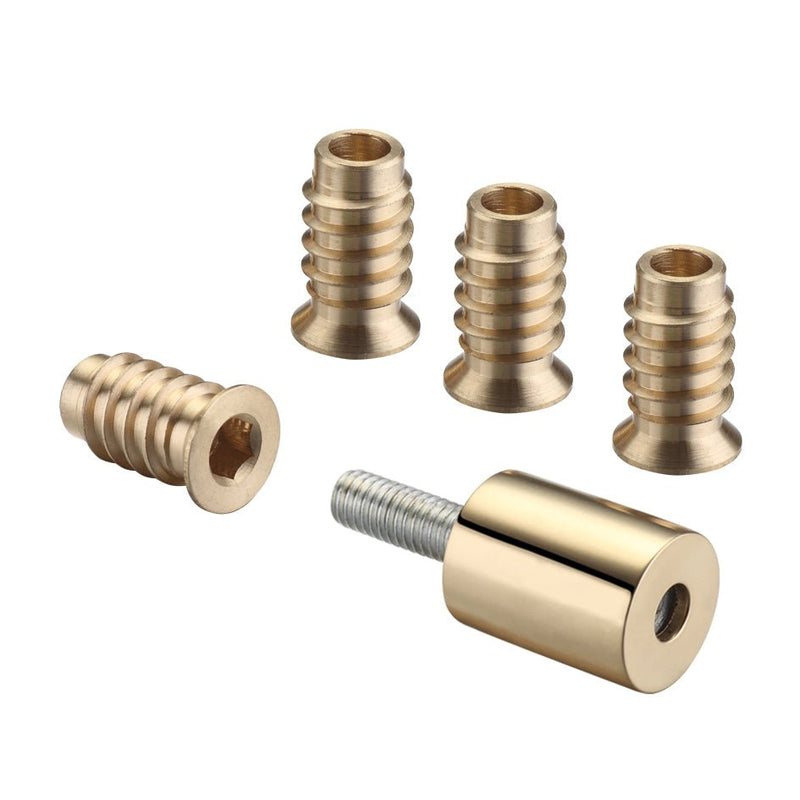 Sash Stop - Bulk Packed Polished Brass 19mm Love Handles uk