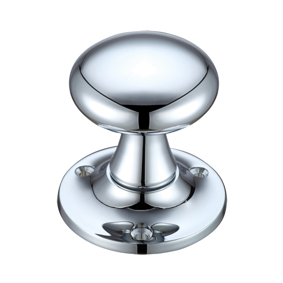 Mushroom Mortice Knob Furniture 60mm Rose dia.
