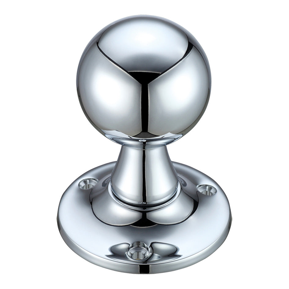 Ball Mortice Knob Furniture 60mm Rose dia.