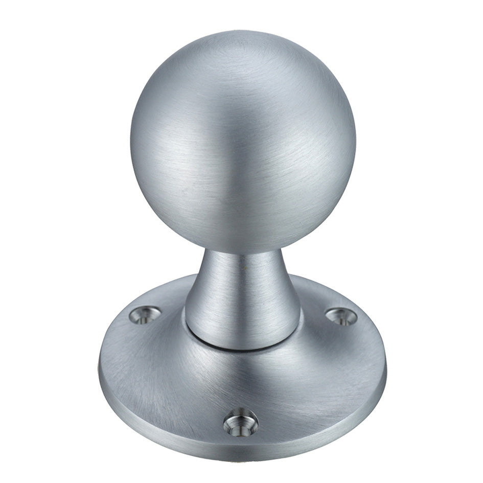 Ball Mortice Knob Furniture 60mm Rose dia.