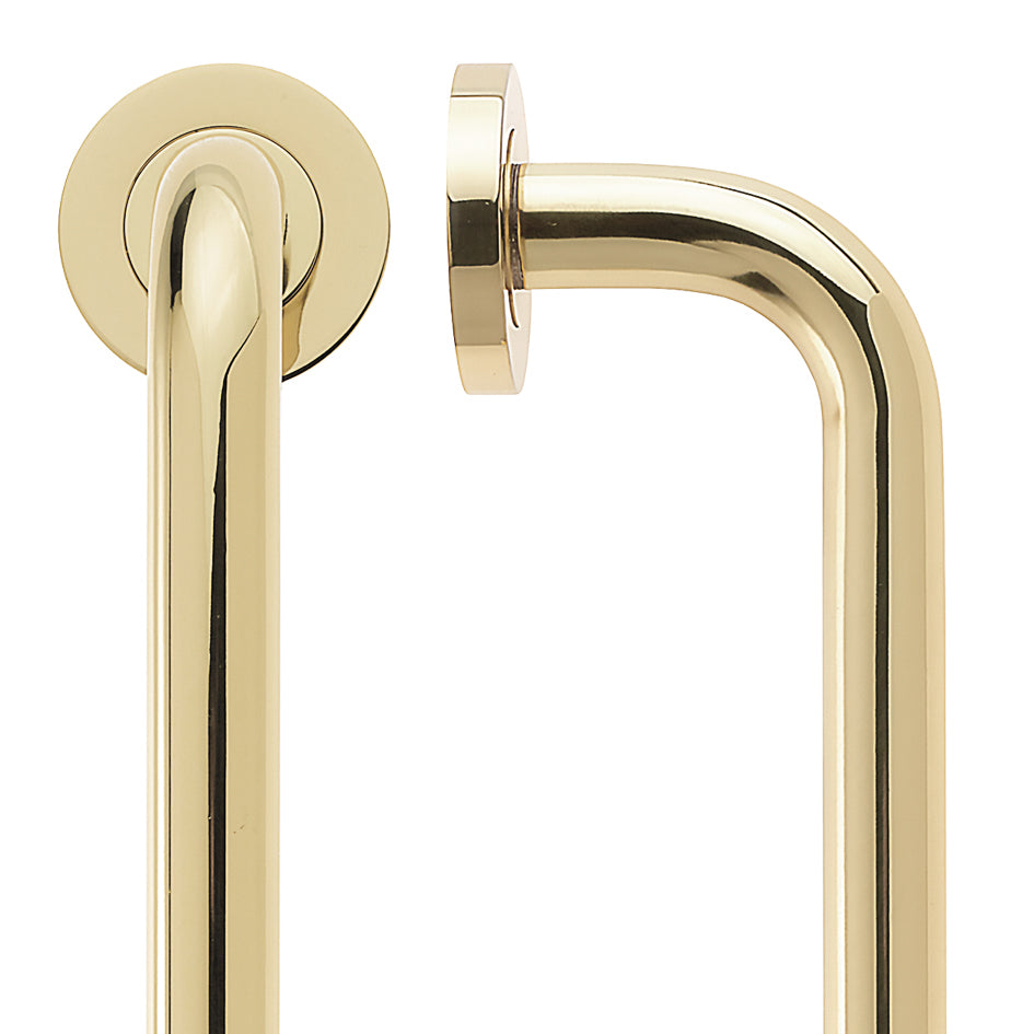 19mm D Pull Handle Brass