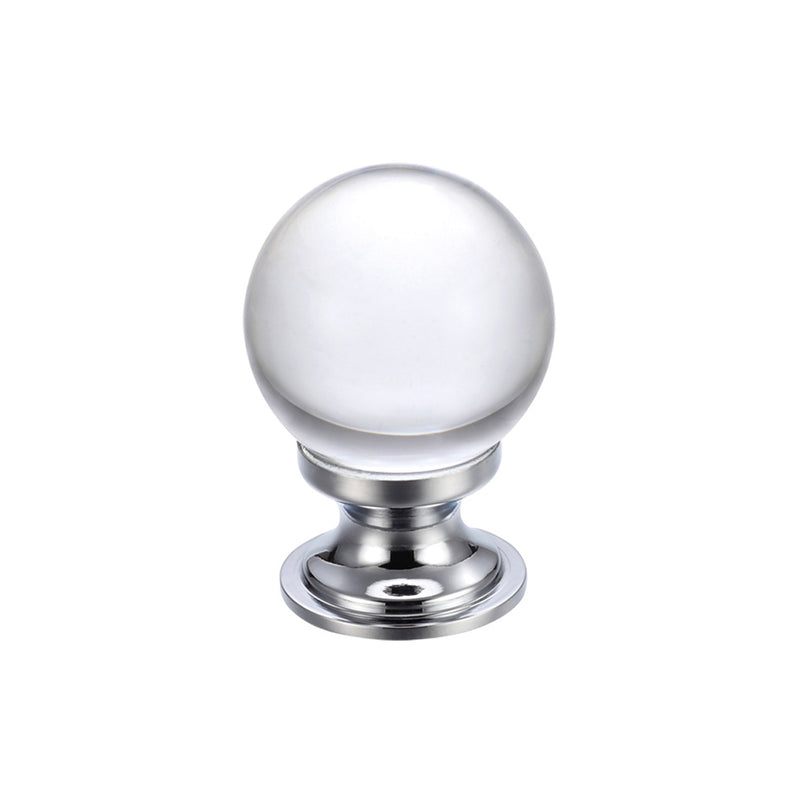Glass Ball Cabinet Knob – Plain