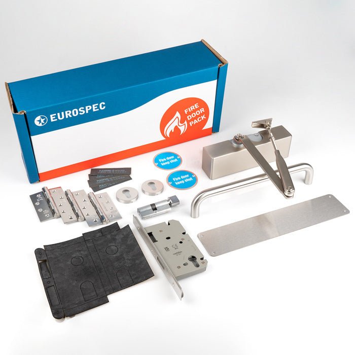 Carlisle Brass Commercial Fire Door Pack - Push/Pull DIN Lockable