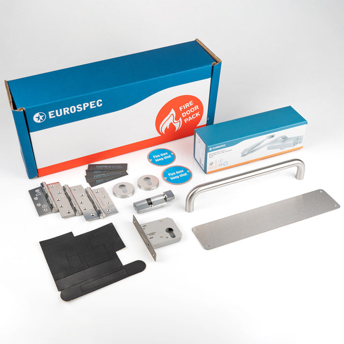 Carlisle Brass Residential Fire Door Pack - Push/Pull UK Lockable