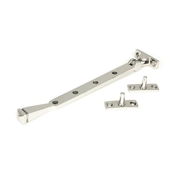 From The Anvil Window Hardware Polished Marine SS 322 10" Avon Stay