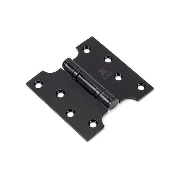 From The Anvil Hinges Black 4" x 2" x 4" Parliament Hinge (Pair) ss