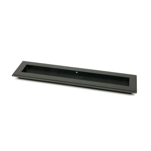 From The Anvil Flush Pull Handles 250mm Aged Bronze Plain Rectangular Pull