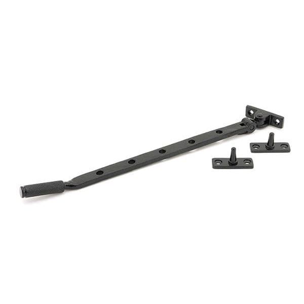 From The Anvil Window Hardware 12" Black Brompton Stay