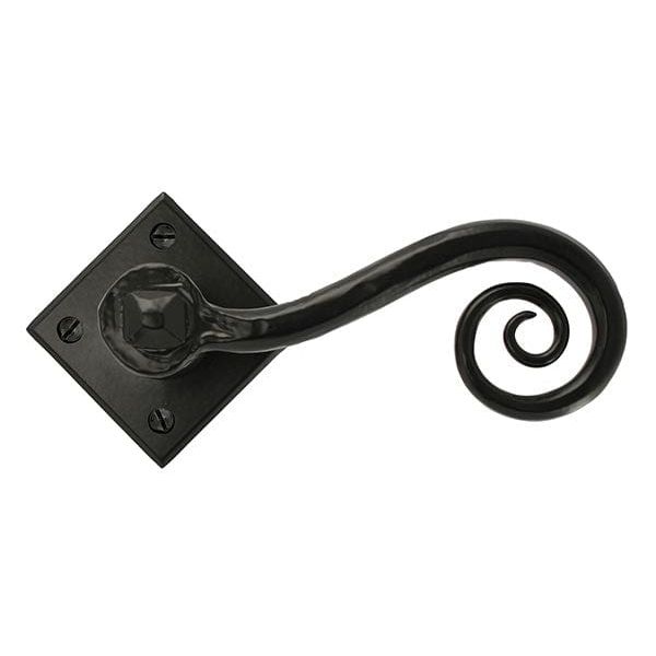 From The Anvil Handles Black Black Monkeytail Lever on Rose Set (Diamond)