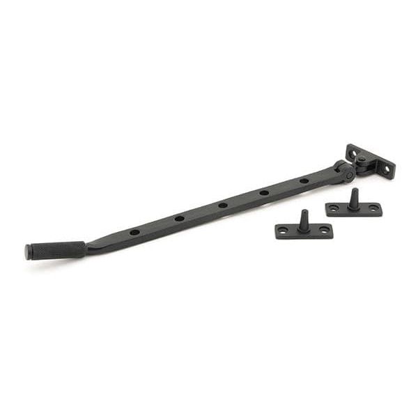 From The Anvil Window Hardware 12" Matt Black Brompton Stay