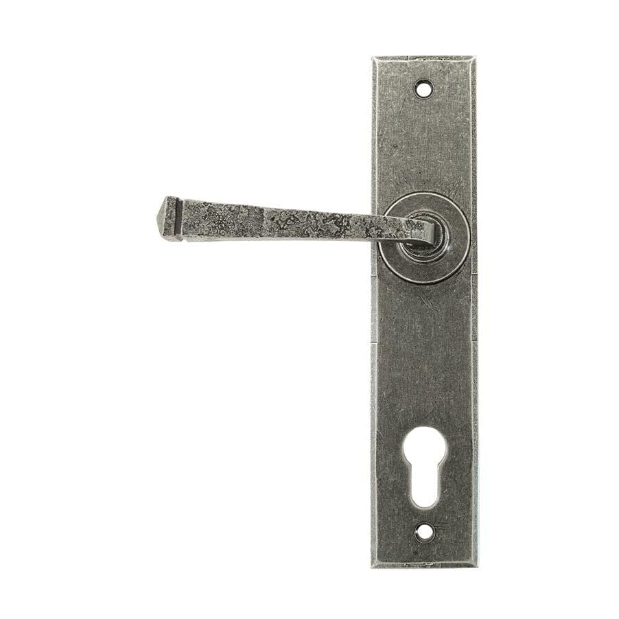 From The Anvil Handles Espag Pewter Avon Lever Lock Set