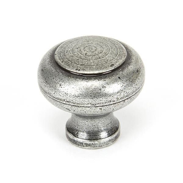 From The Anvil Cupboard Knob Large Pewter Regency Cupboard Knob