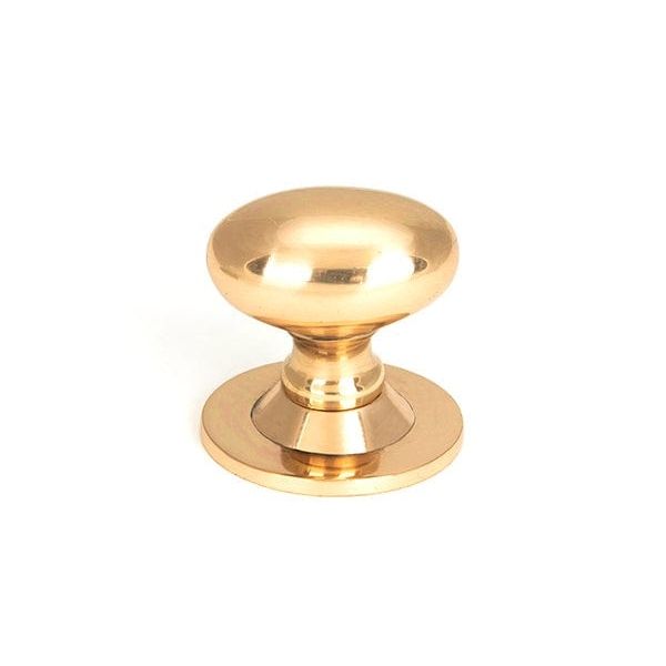 From The Anvil Cupboard Knob 40mm Polished Bronze Oval Cupboard Knob