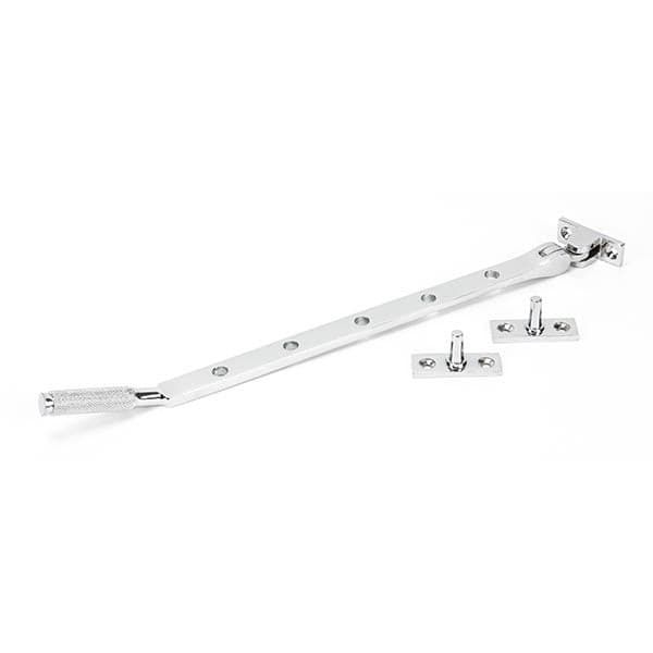 From The Anvil Window Hardware 12" Polished Chrome Brompton Stay