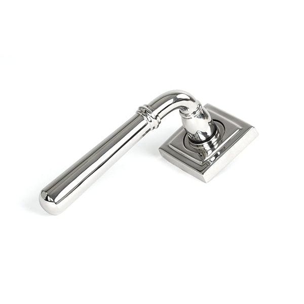 From The Anvil Handles Square Polished Marine SS (316) Newbury Lever on Rose Set - Unsprung
